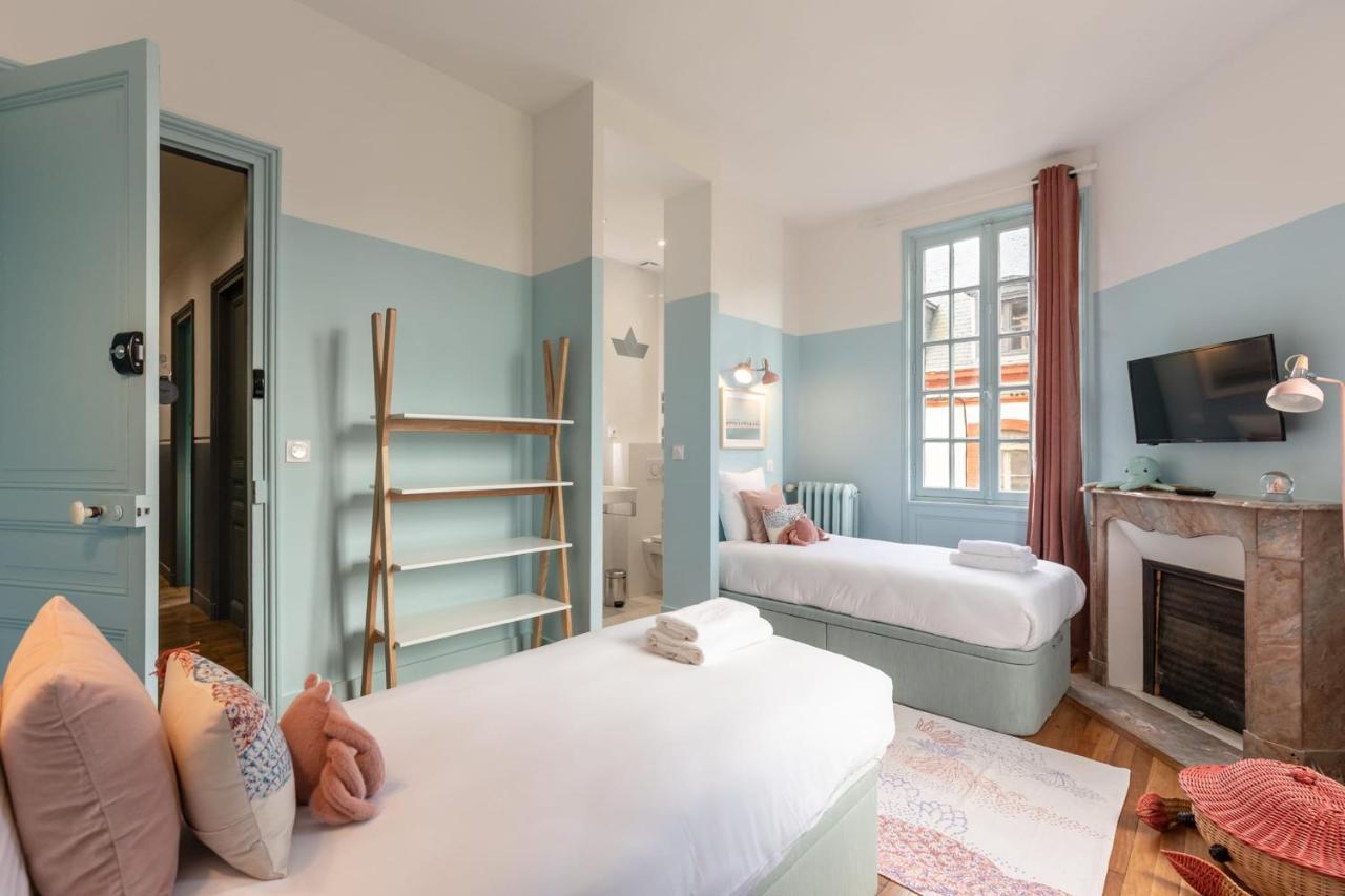 Le Manoir Des Embruns 14P - Location N1- Terrace- Public Parking 2 Min Villa Honfleur Eksteriør billede