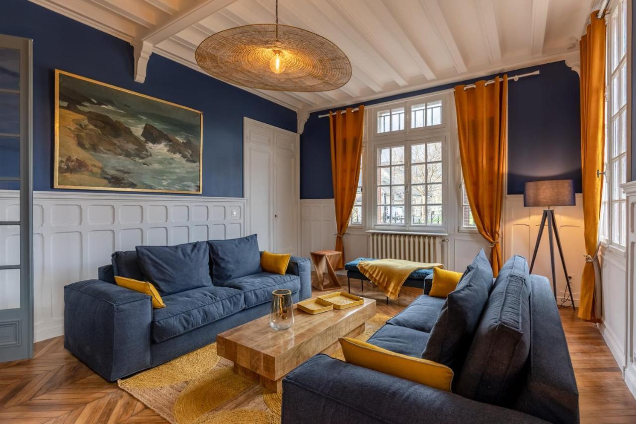 Le Manoir Des Embruns 14P - Location N1- Terrace- Public Parking 2 Min Villa Honfleur Eksteriør billede