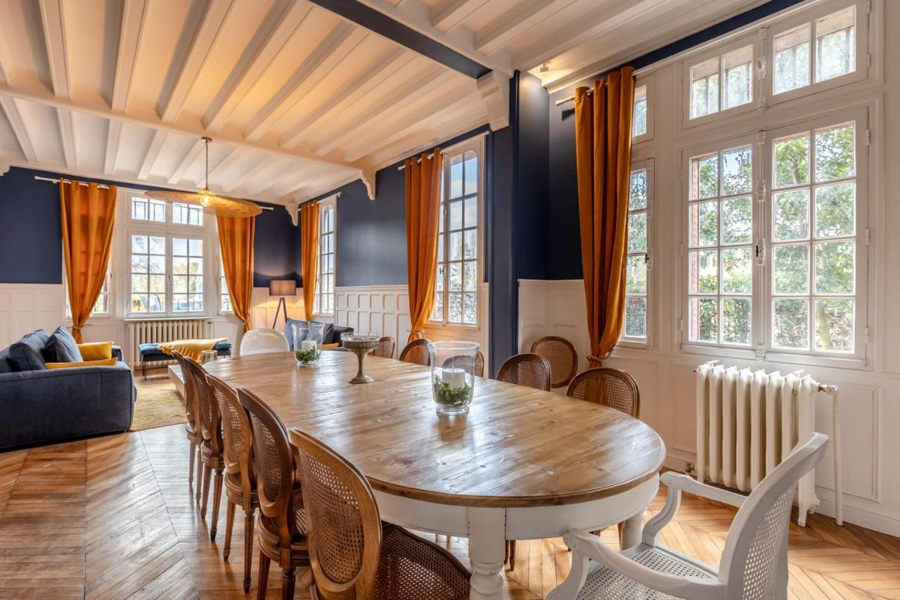 Le Manoir Des Embruns 14P - Location N1- Terrace- Public Parking 2 Min Villa Honfleur Eksteriør billede