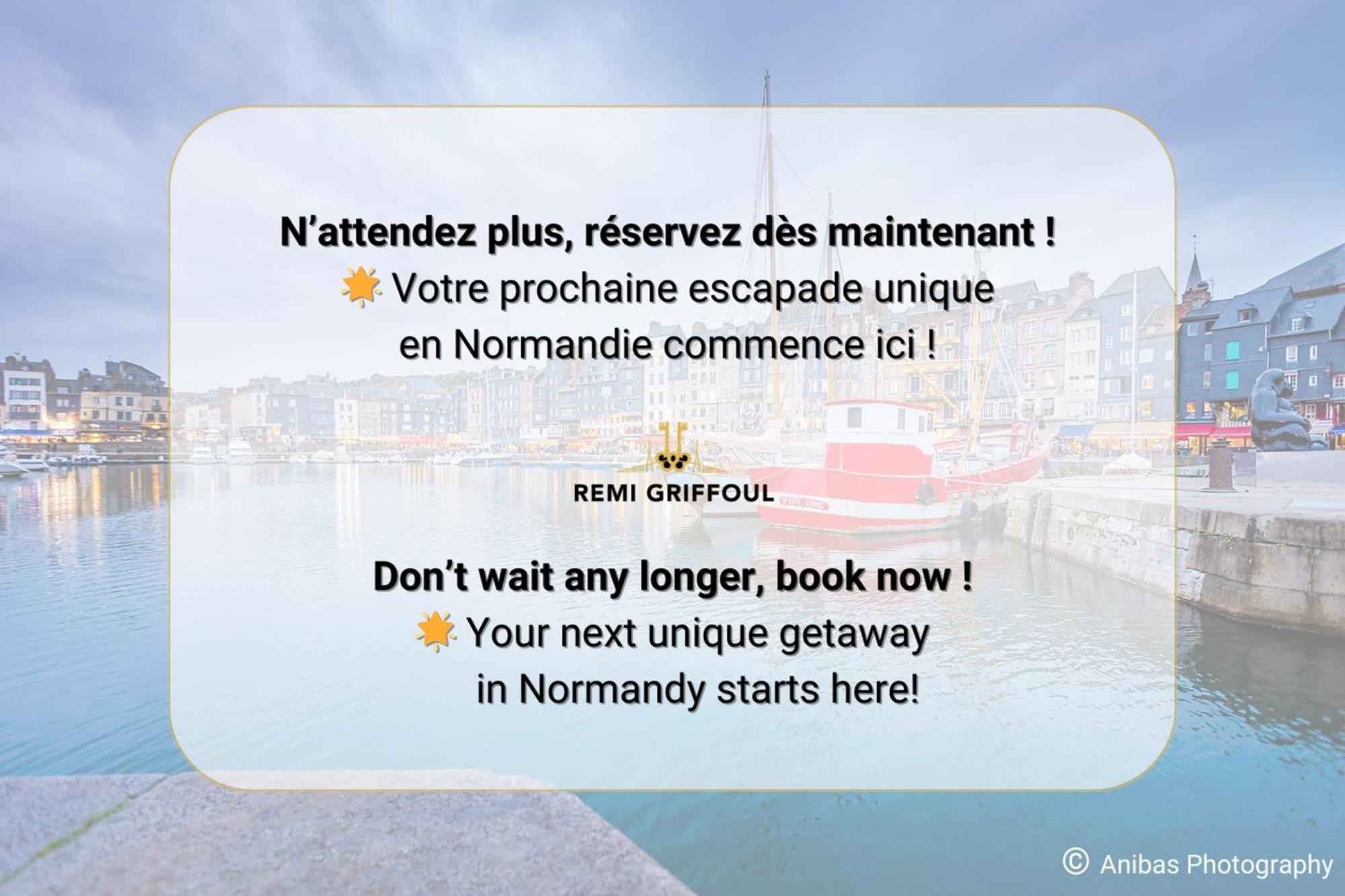 Le Manoir Des Embruns 14P - Location N1- Terrace- Public Parking 2 Min Villa Honfleur Eksteriør billede